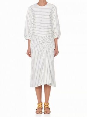 Tibi Sateen Bianca Pants & Top Set – Size 2 NWOT